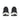 Women's Saucony Triumph 23 (Clearance) Black White - heel view