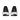 Women's Saucony Hurricane 25 (Clearance) Black White - heel view