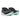 Women's Saucony Endorphin Azura Black Aqua - pair, three quarter angle