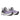 Women's Saucony Omni 23 ST Haze White - pair, three quarter angle